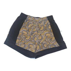 Paisley Print Shorts